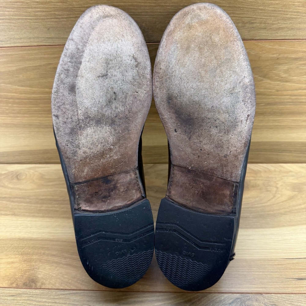 Alden Brooks Brothers Shell Cordovan Tassel Loafers 9 D Black Dress Formal 06600 - Picture 9 of 11